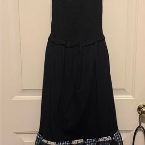 ILIA Black Textured Top